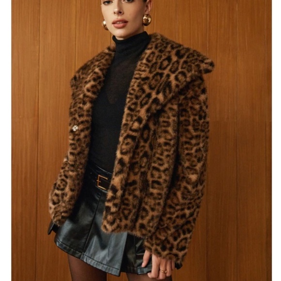 Nine West Leopard jacket - Picture 2 of 4